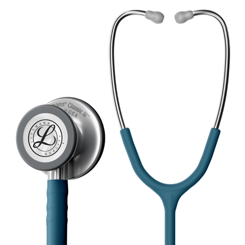 Littmann Classic III Stetoskop Azurblå med satin slange og mat klokke og bøjler