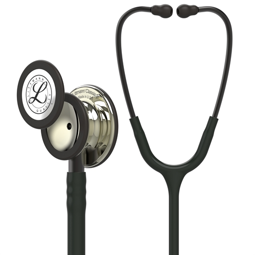 Littmann Classic III Stetoskop Sort med champagneglans klokke og sorte bøjler