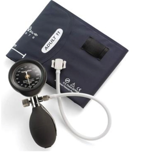 DuraShockTM - Sølv blodtryksmåler med skrueventil og flexiport manchet