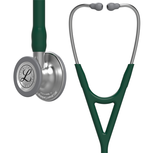 Littmann Cardiology IV stetoskop Jægergrøn stetoskop med mat klokke og bøjler