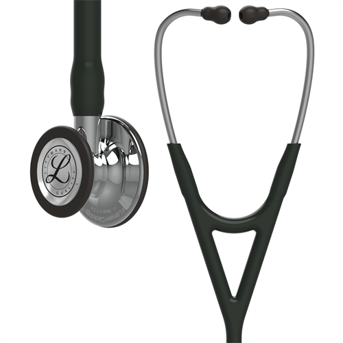 Littmann Cardiology IV stetoskop Sort med spejlblank klokke 