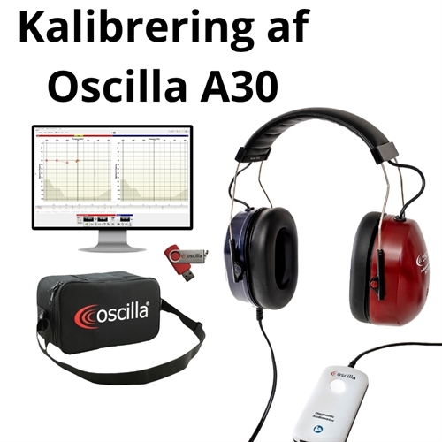 Kalibrering af Oscilla - A30 audiometer