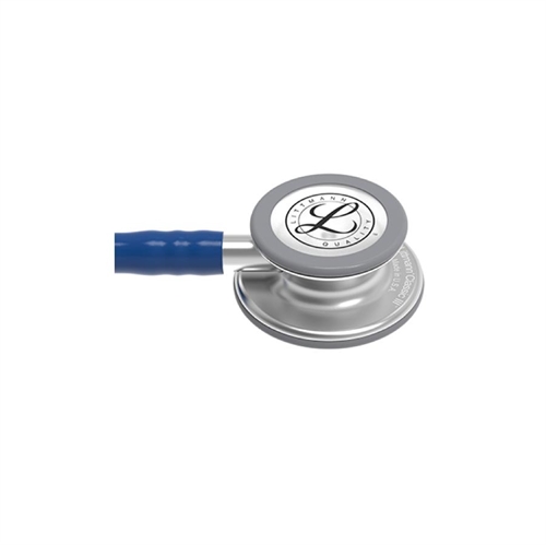 Stetoskop marineblå med blank klokke