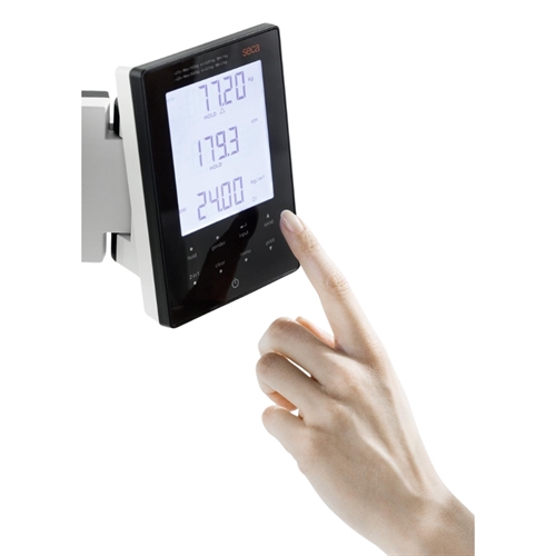 Seac 285 har et multifunktions-touchdisplay med højde, vægt og det beregnede BMI eller BFR. 