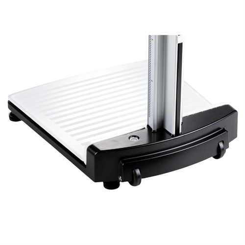 Seca 285 har et lille vaterpas placeret ved siden af søjlen.