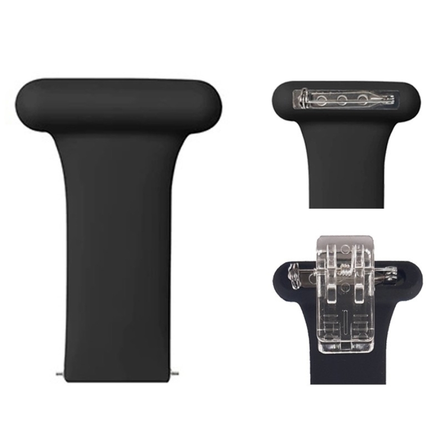 Sygeplejeur rem i sort til Samsung Watch