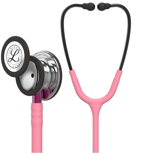 Littmann Classic III Stetoskop Pearly Pink med spejlblank klokke og røgfarvede bøjler