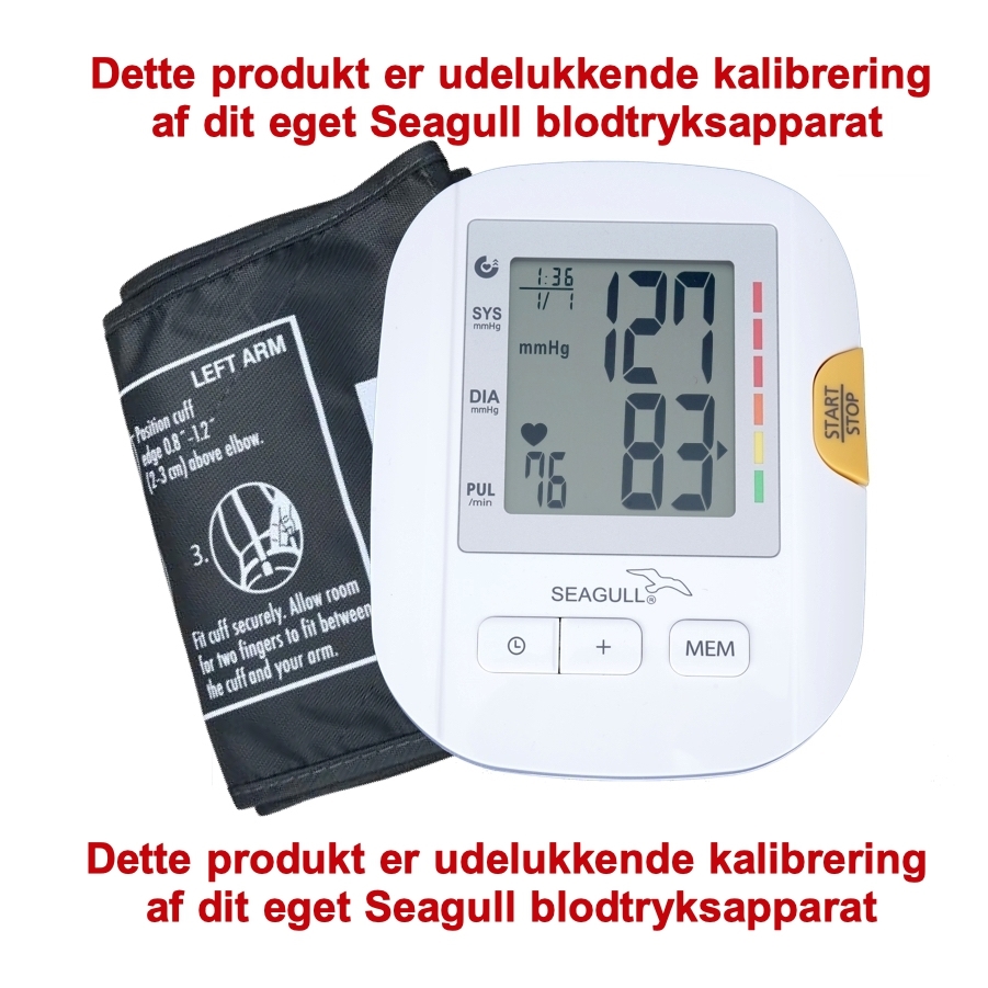Kalibrering af dit eget Seagull blodtryksapparat
