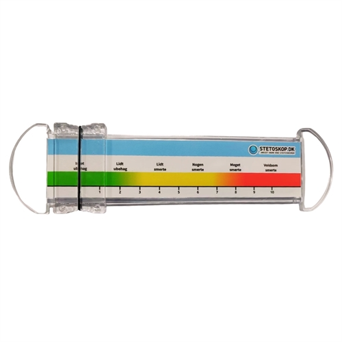 Smertelineal med numeriske skala NRS.
