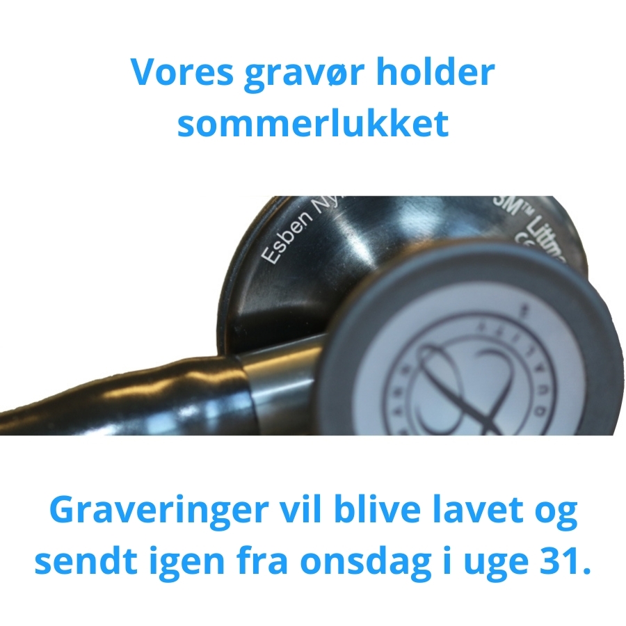 Lasergravering på stetoskop 